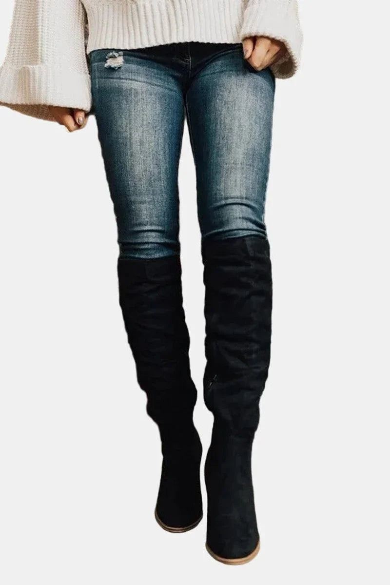 Ilaria | Stretch Women Over-the-Knee Boots for Winter