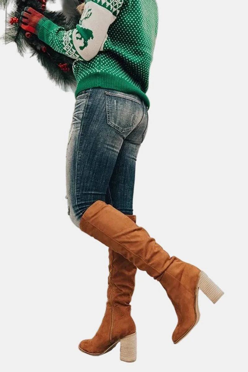 Ilaria | Stretch Women Over-the-Knee Boots for Winter
