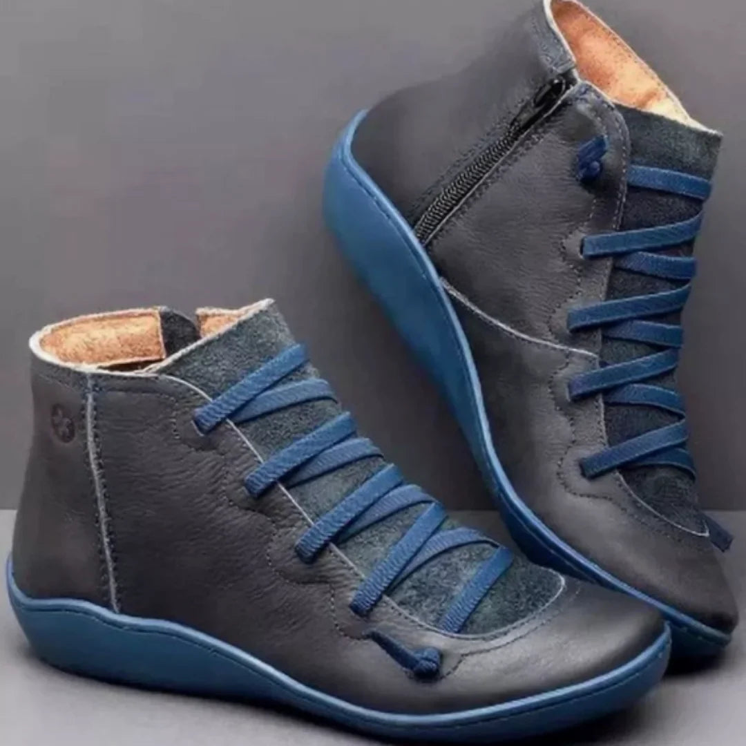 Tara | Casual Lace-Up Ankle Boots