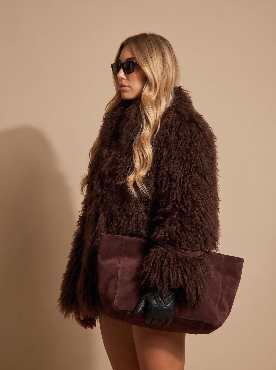 Josie | Shaggy Oversized Faux Fur Winter Coat