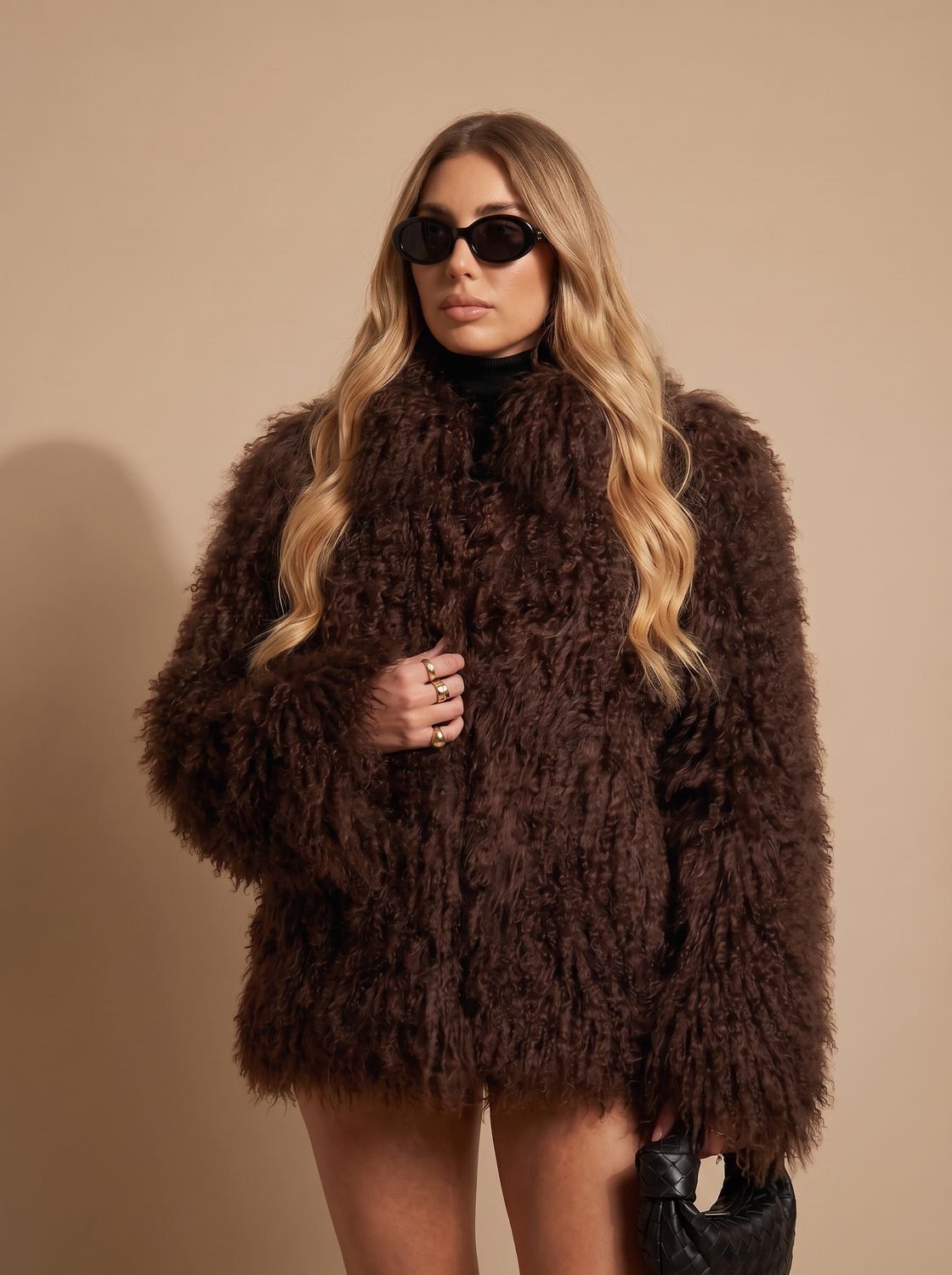 Josie | Shaggy Oversized Faux Fur Winter Coat