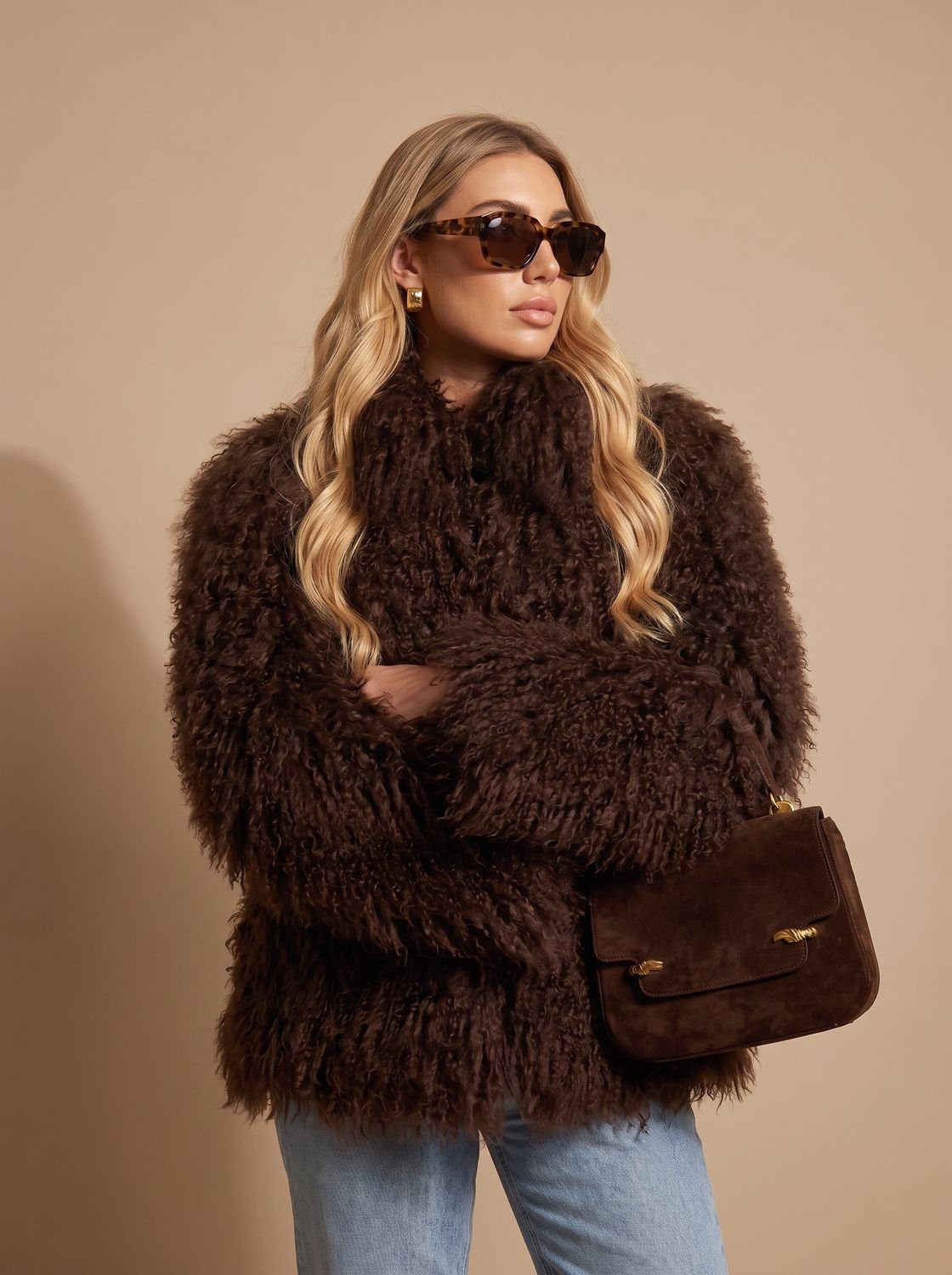 Josie | Shaggy Oversized Faux Fur Winter Coat
