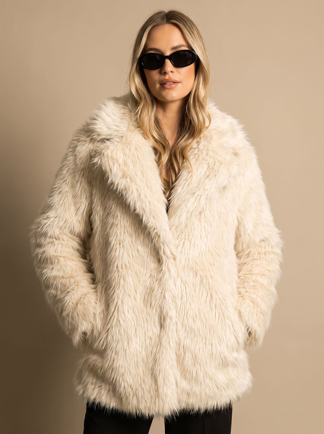 Josie | Shaggy Oversized Faux Fur Winter Coat