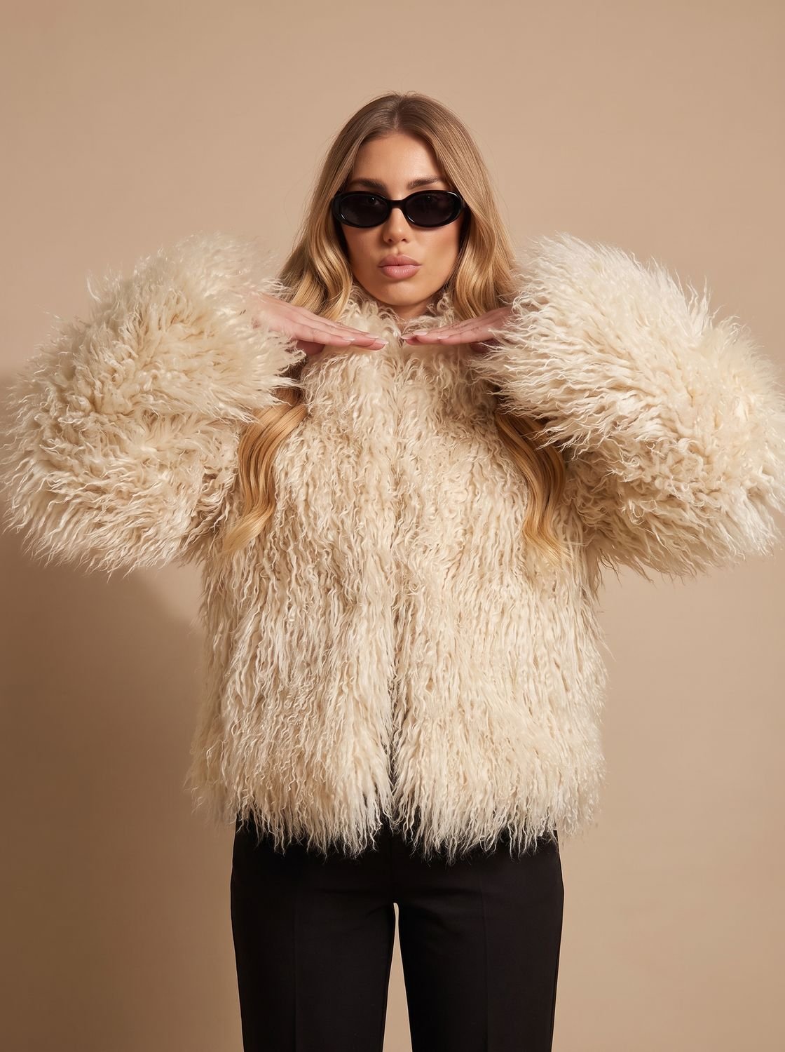 Josie | Shaggy Oversized Faux Fur Winter Coat
