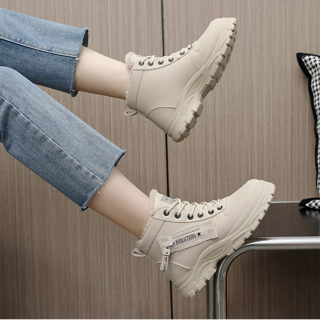 Frankie | Cosy Chunky Sole Ankle Boots