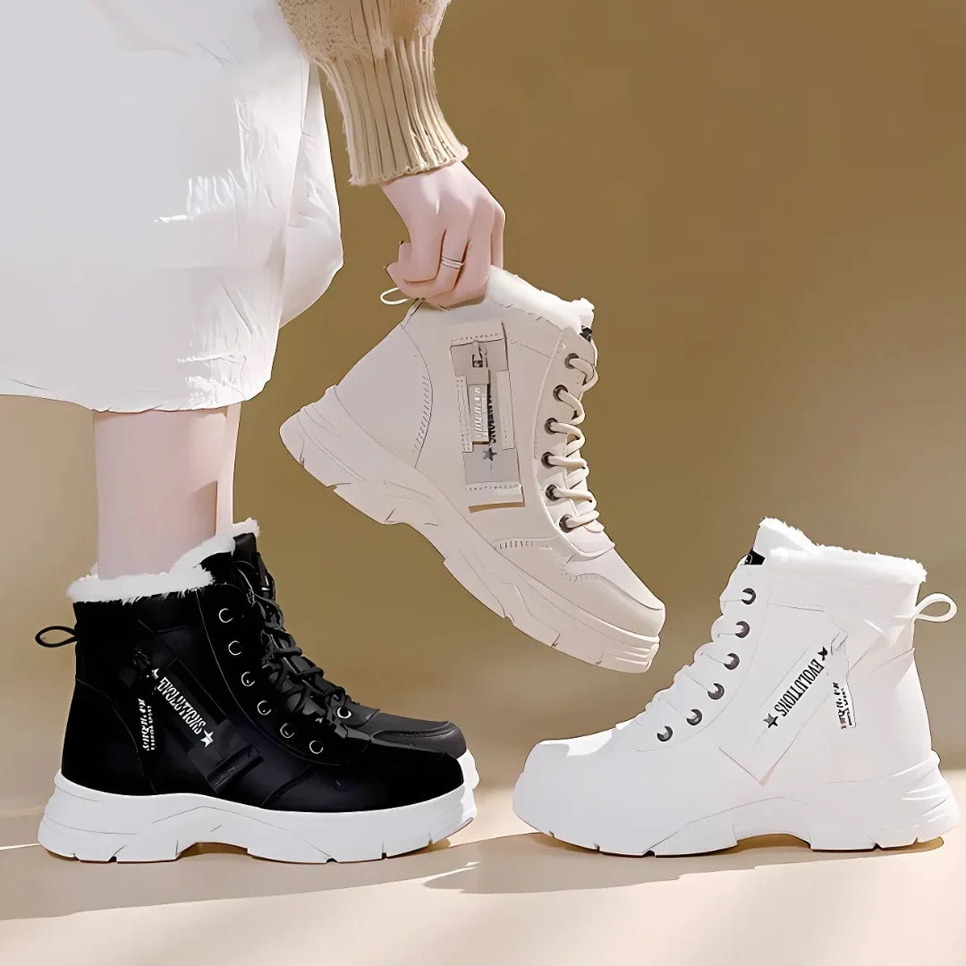 Frankie | Cosy Chunky Sole Ankle Boots