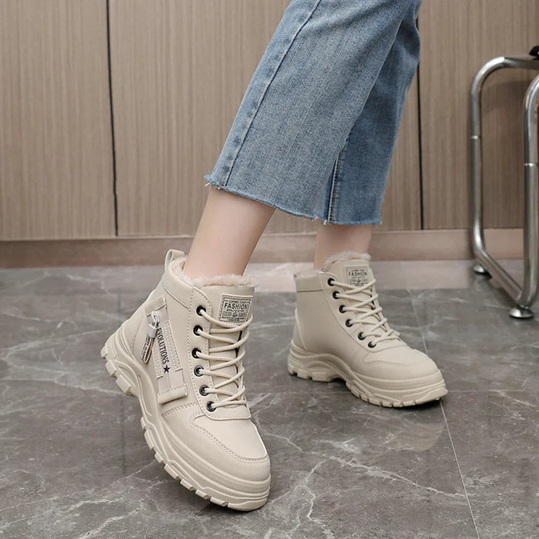 Frankie | Cosy Chunky Sole Ankle Boots