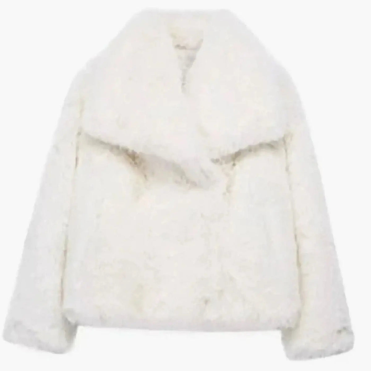 Romy | Cropped Faux Fur Jacket
