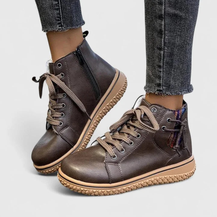 Ximena | Sturdy Ridged Sole Ankle Boots
