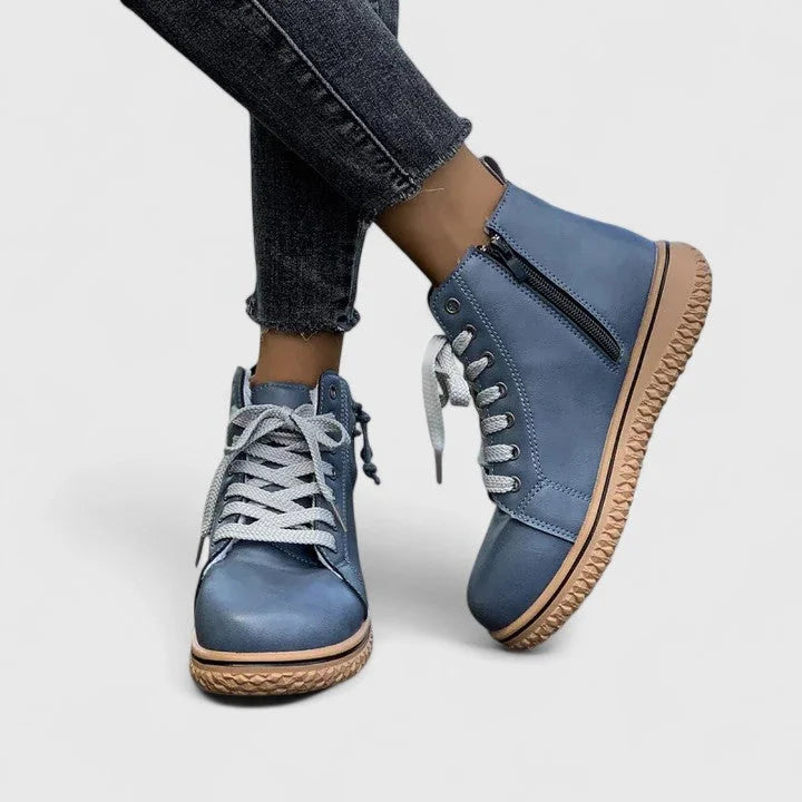 Ximena | Sturdy Ridged Sole Ankle Boots