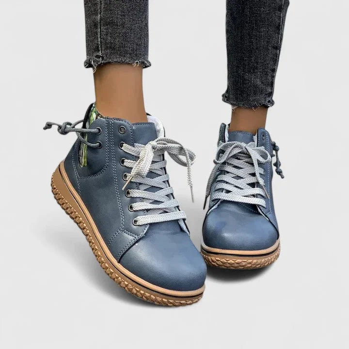 Ximena | Sturdy Ridged Sole Ankle Boots