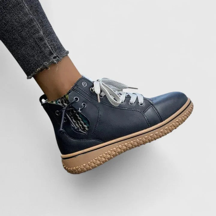 Ximena | Sturdy Ridged Sole Ankle Boots