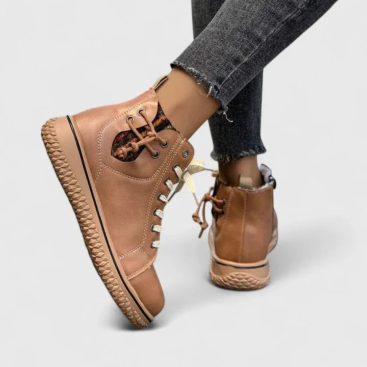 Ximena | Sturdy Ridged Sole Ankle Boots