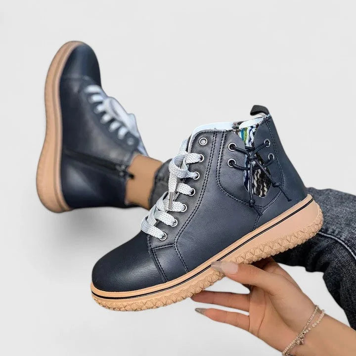 Ximena | Sturdy Ridged Sole Ankle Boots