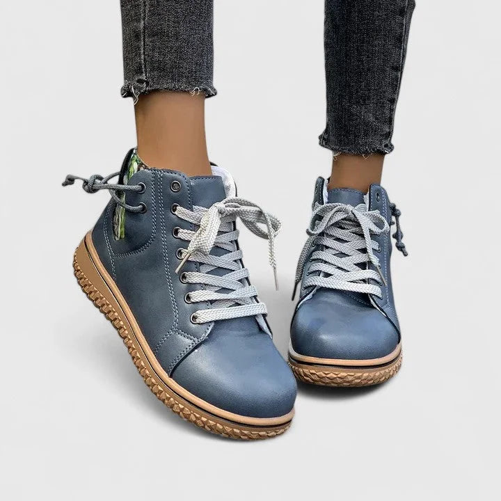 Ximena | Sturdy Ridged Sole Ankle Boots
