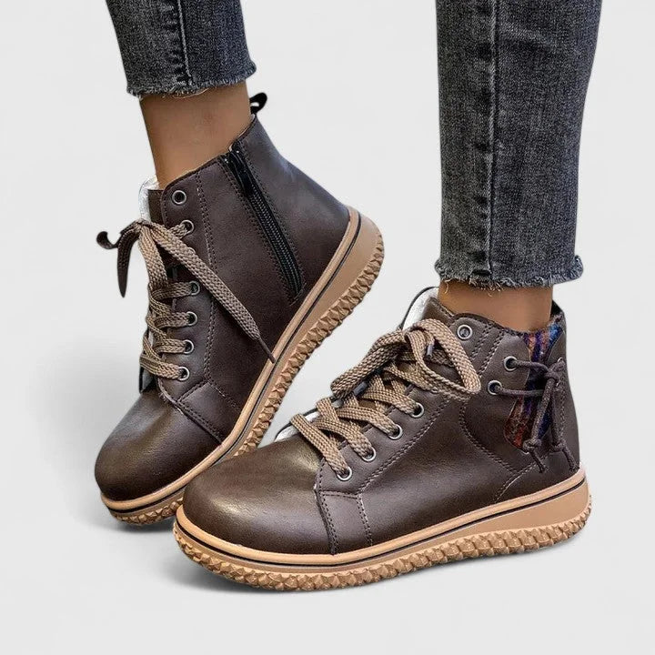 Ximena | Sturdy Ridged Sole Ankle Boots