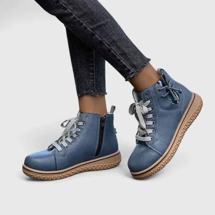 Ximena | Sturdy Ridged Sole Ankle Boots