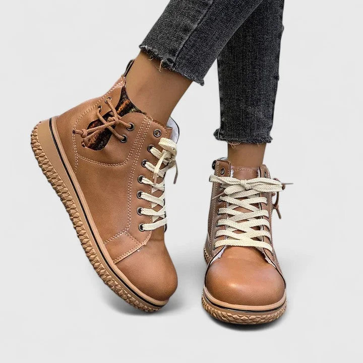Ximena | Sturdy Ridged Sole Ankle Boots