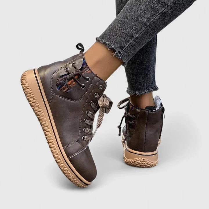 Ximena | Sturdy Ridged Sole Ankle Boots