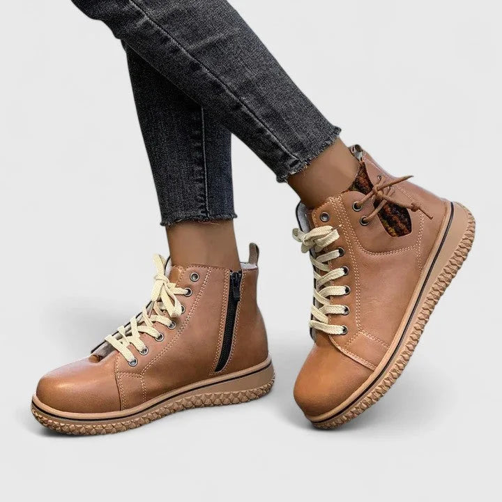 Ximena | Sturdy Ridged Sole Ankle Boots