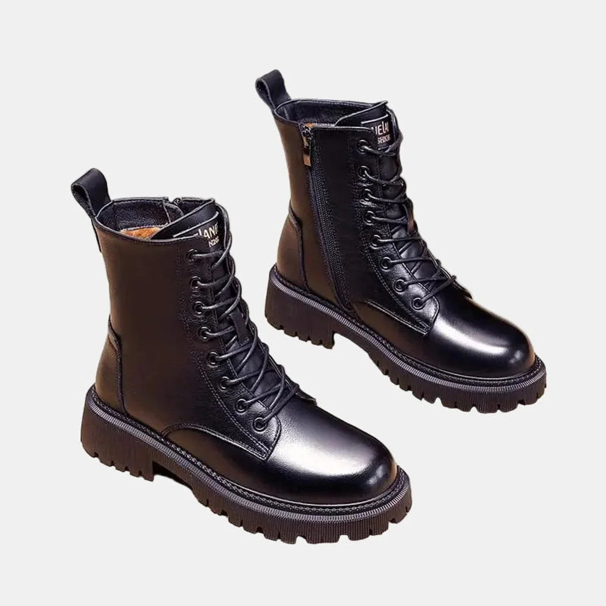 Luna | Cosy Combat Ankle Boots