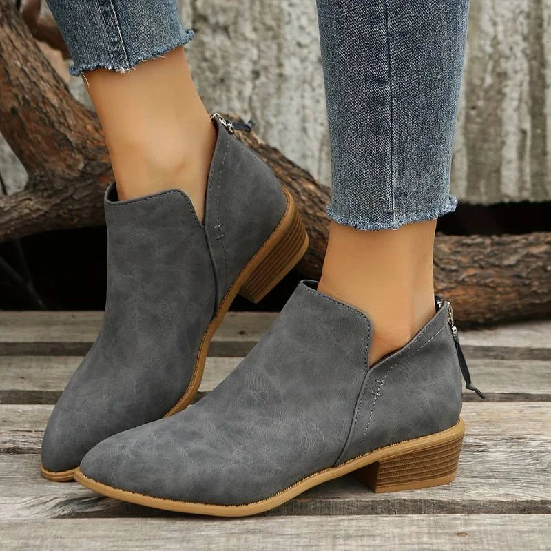 Daphne | Elegant Pointed Toe Mid-Calf Boots