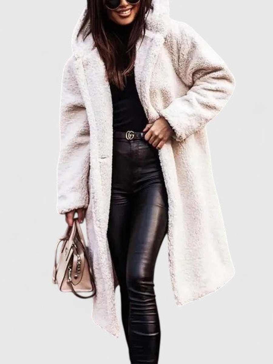 Winnifred | Longline Teddy Fleece Oversized Coat
