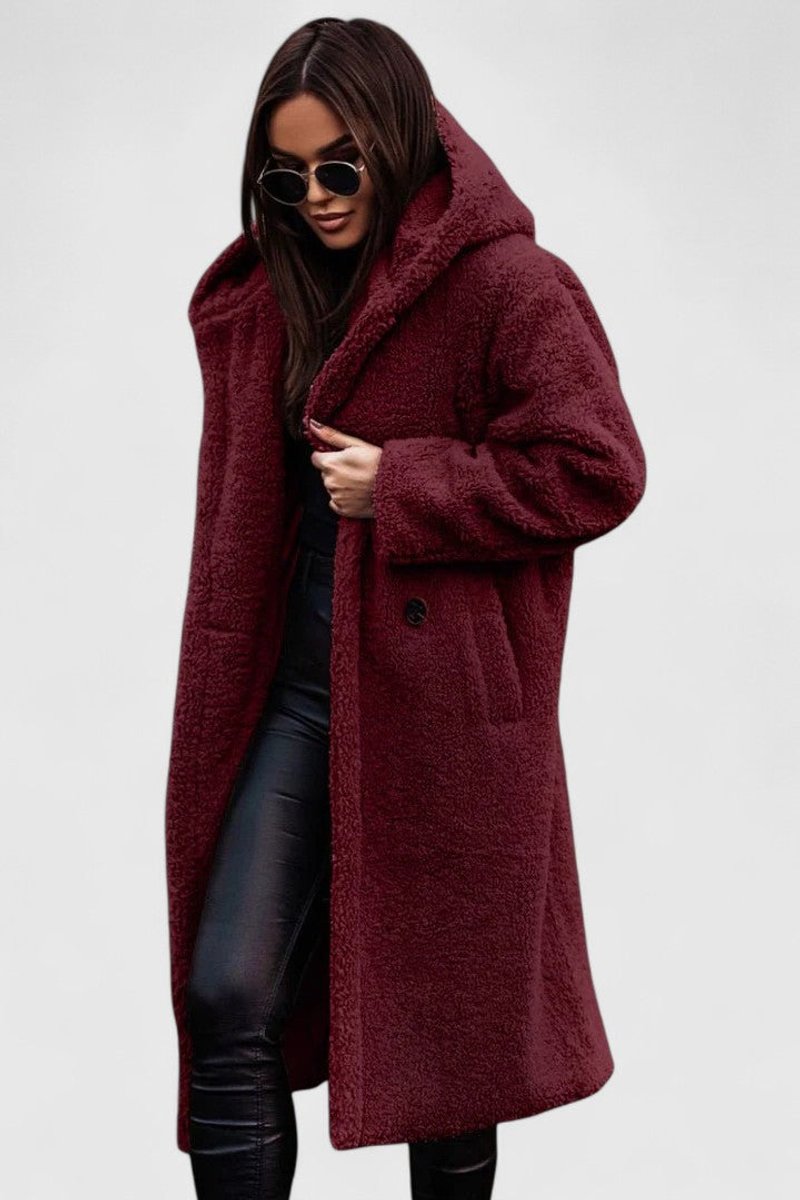 Winnifred | Longline Teddy Fleece Oversized Coat