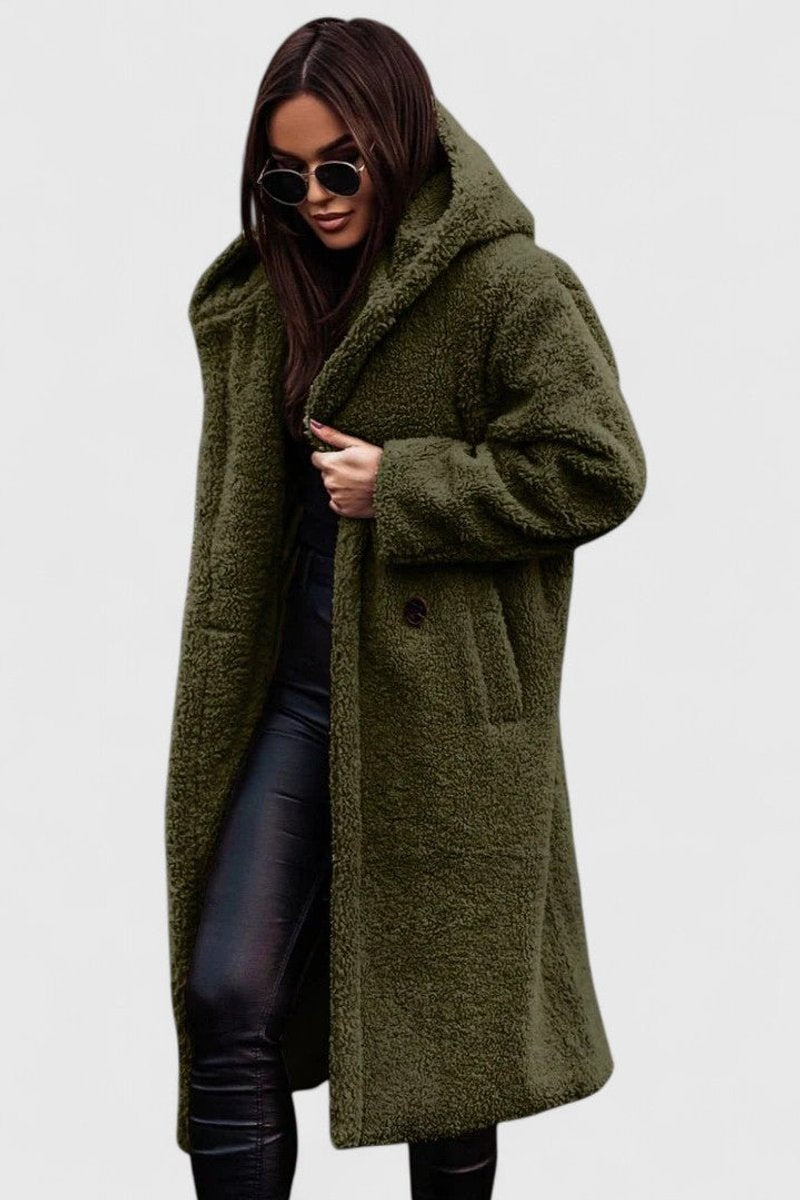 Winnifred | Longline Teddy Fleece Oversized Coat