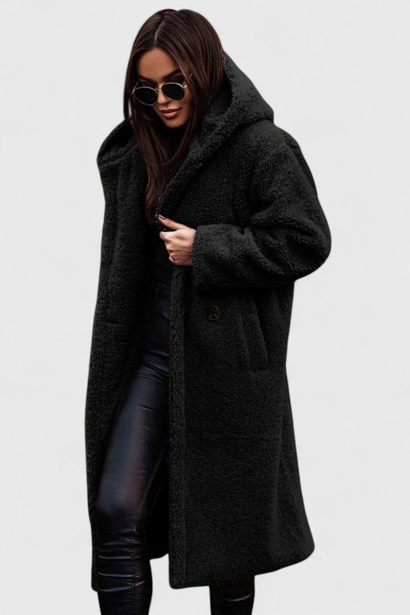Winnifred | Longline Teddy Fleece Oversized Coat