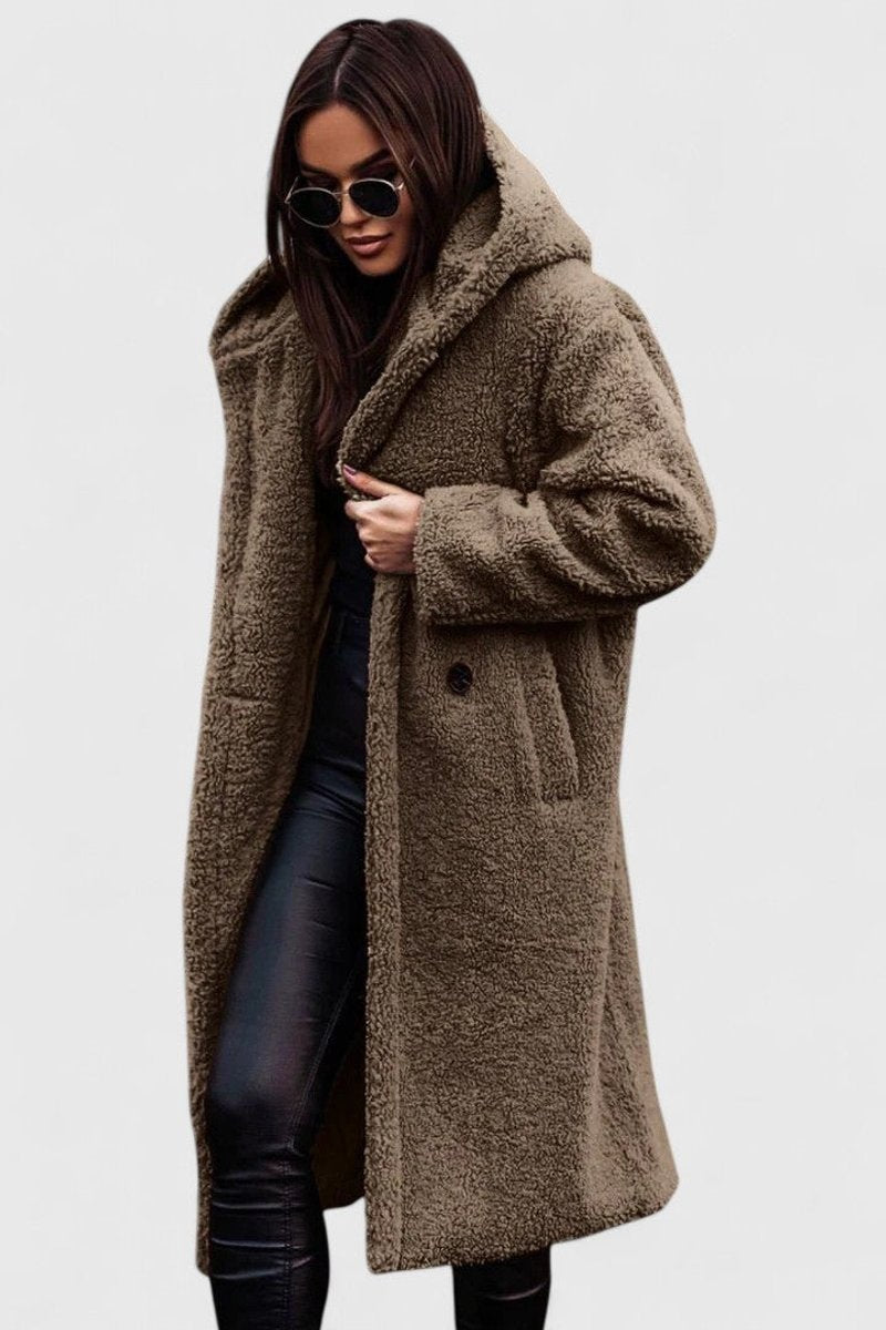 Winnifred | Longline Teddy Fleece Oversized Coat