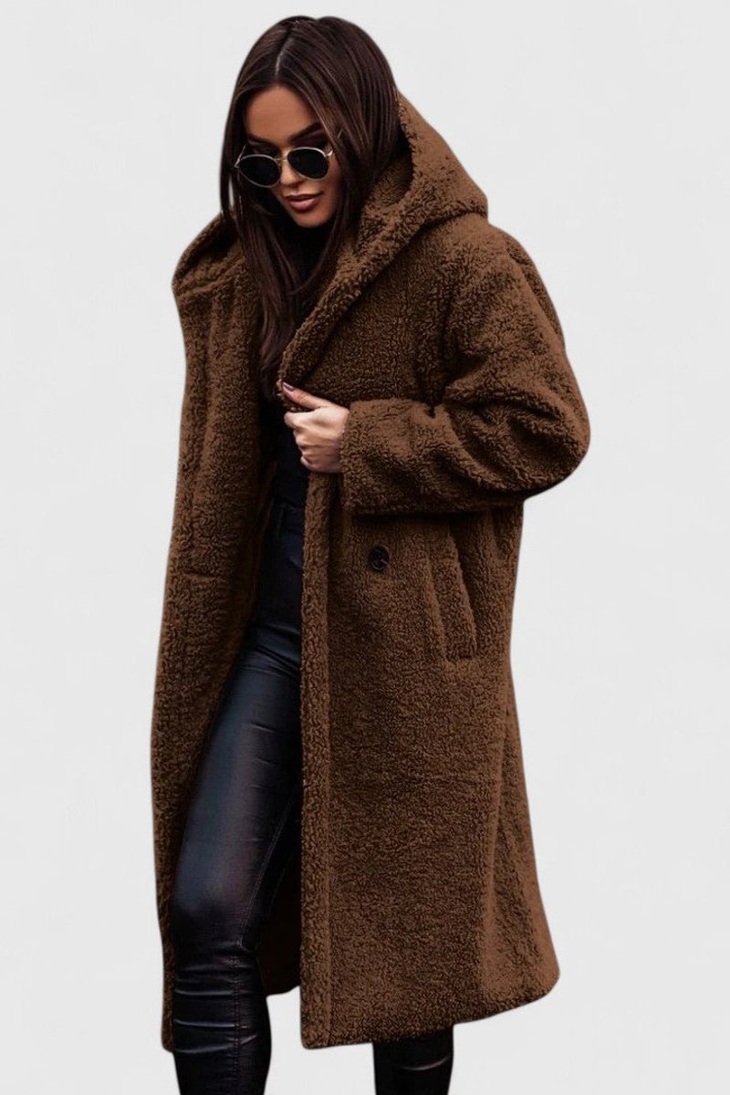 Winnifred | Longline Teddy Fleece Oversized Coat