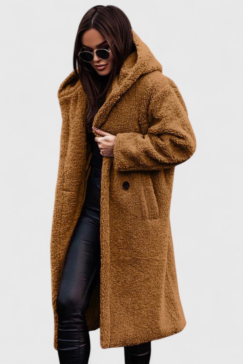 Winnifred | Longline Teddy Fleece Oversized Coat