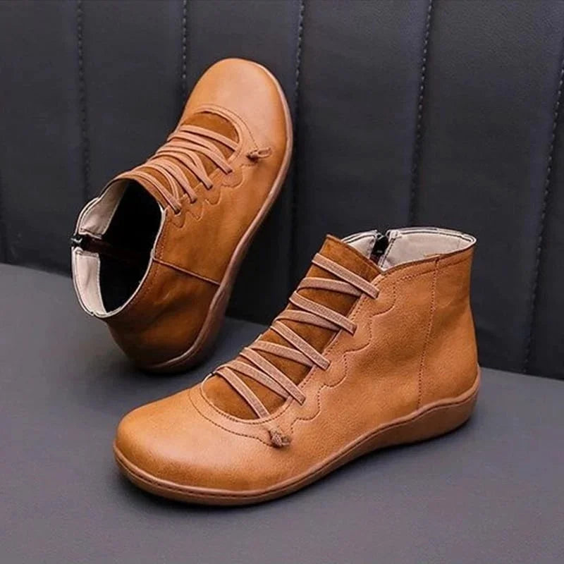 Eva | Comfort Lace-Up Ankle Boots
