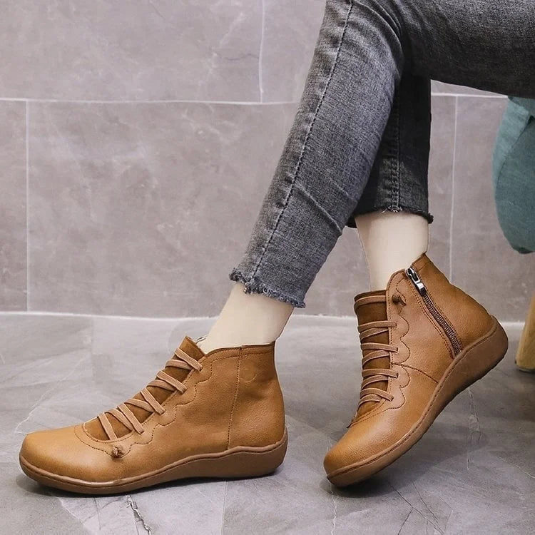 Eva | Comfort Lace-Up Ankle Boots