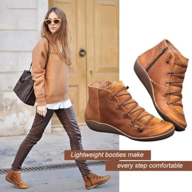 Eva | Comfort Lace-Up Ankle Boots