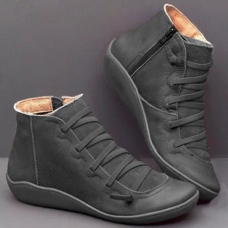 Eva | Comfort Lace-Up Ankle Boots