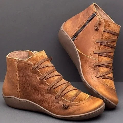 Eva | Comfort Lace-Up Ankle Boots