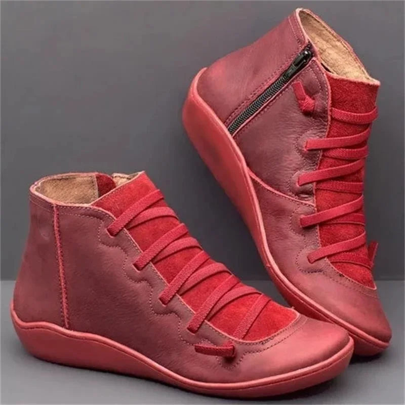 Eva | Comfort Lace-Up Ankle Boots
