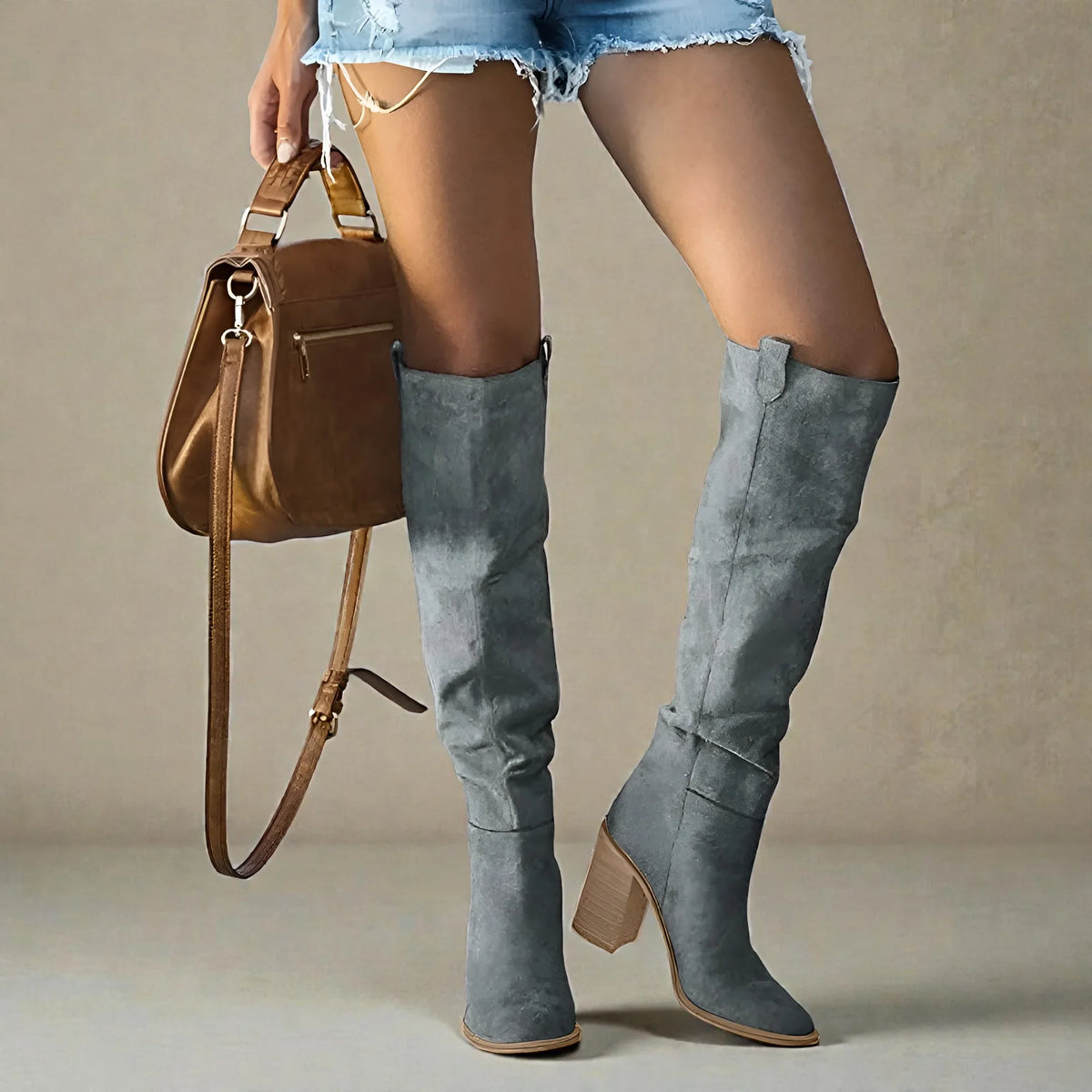 Katya | Orthopedic Slouchy Women Knee High Boots for Winter