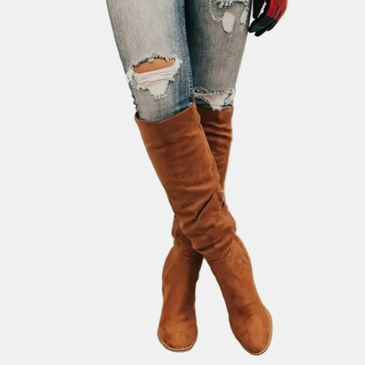 Saskia | Cushioned Women Over-the-Knee Boots for Winter