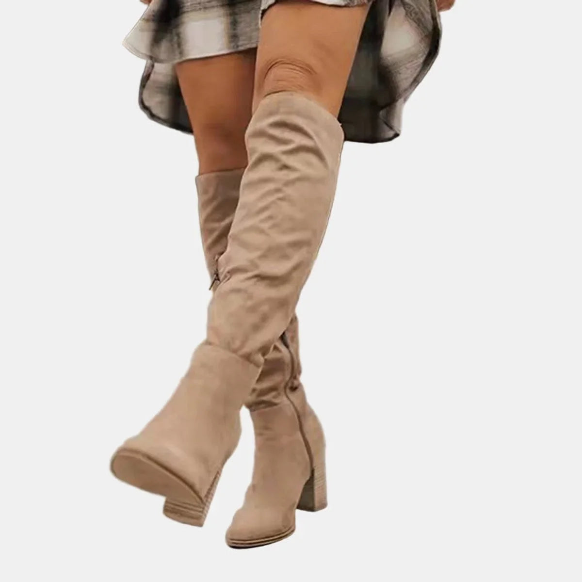 Saskia | Cushioned Women Over-the-Knee Boots for Winter