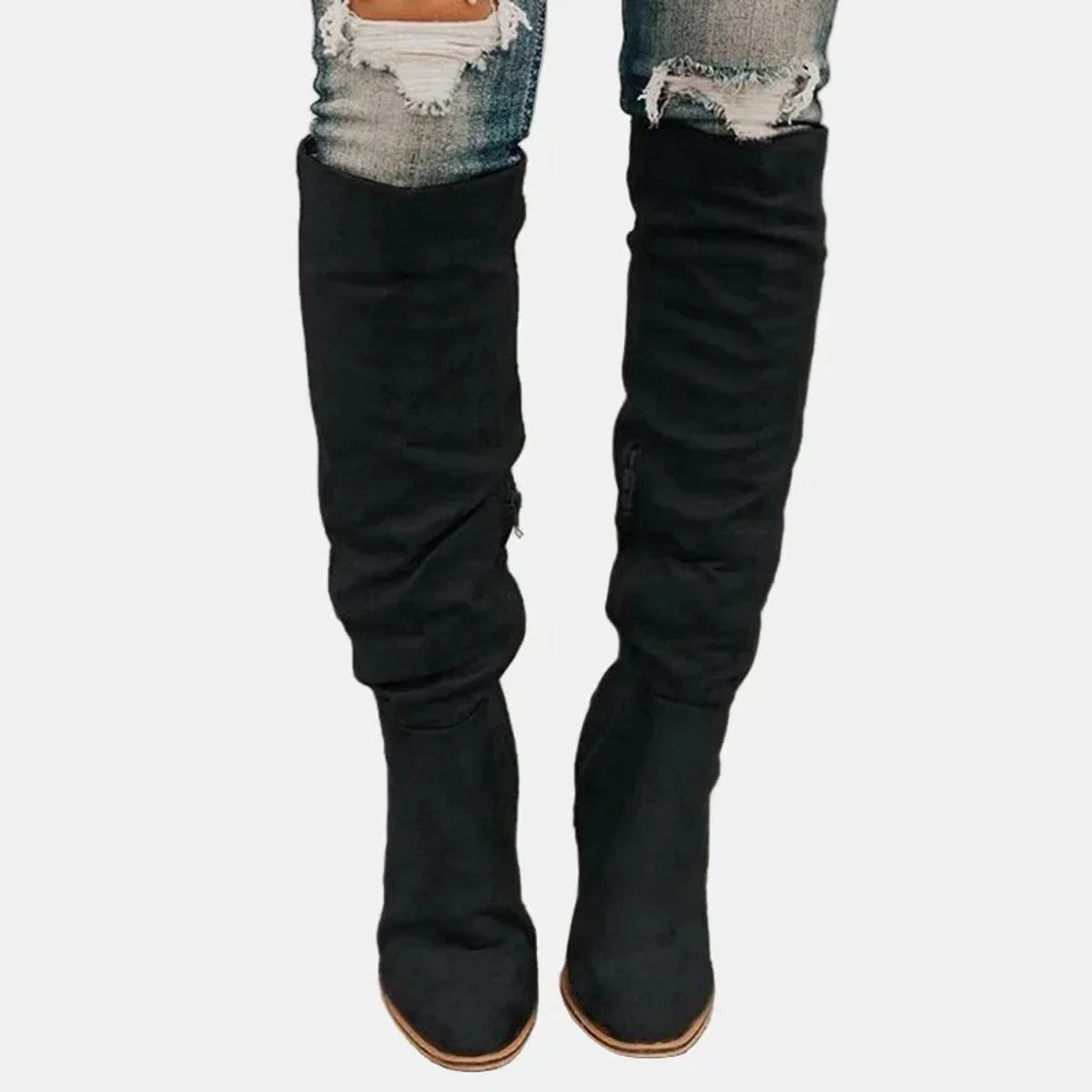 Saskia | Cushioned Women Over-the-Knee Boots for Winter