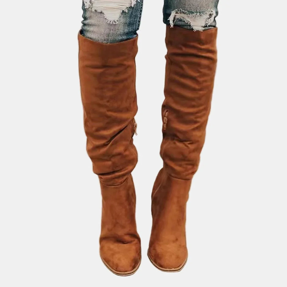Saskia | Cushioned Women Over-the-Knee Boots for Winter
