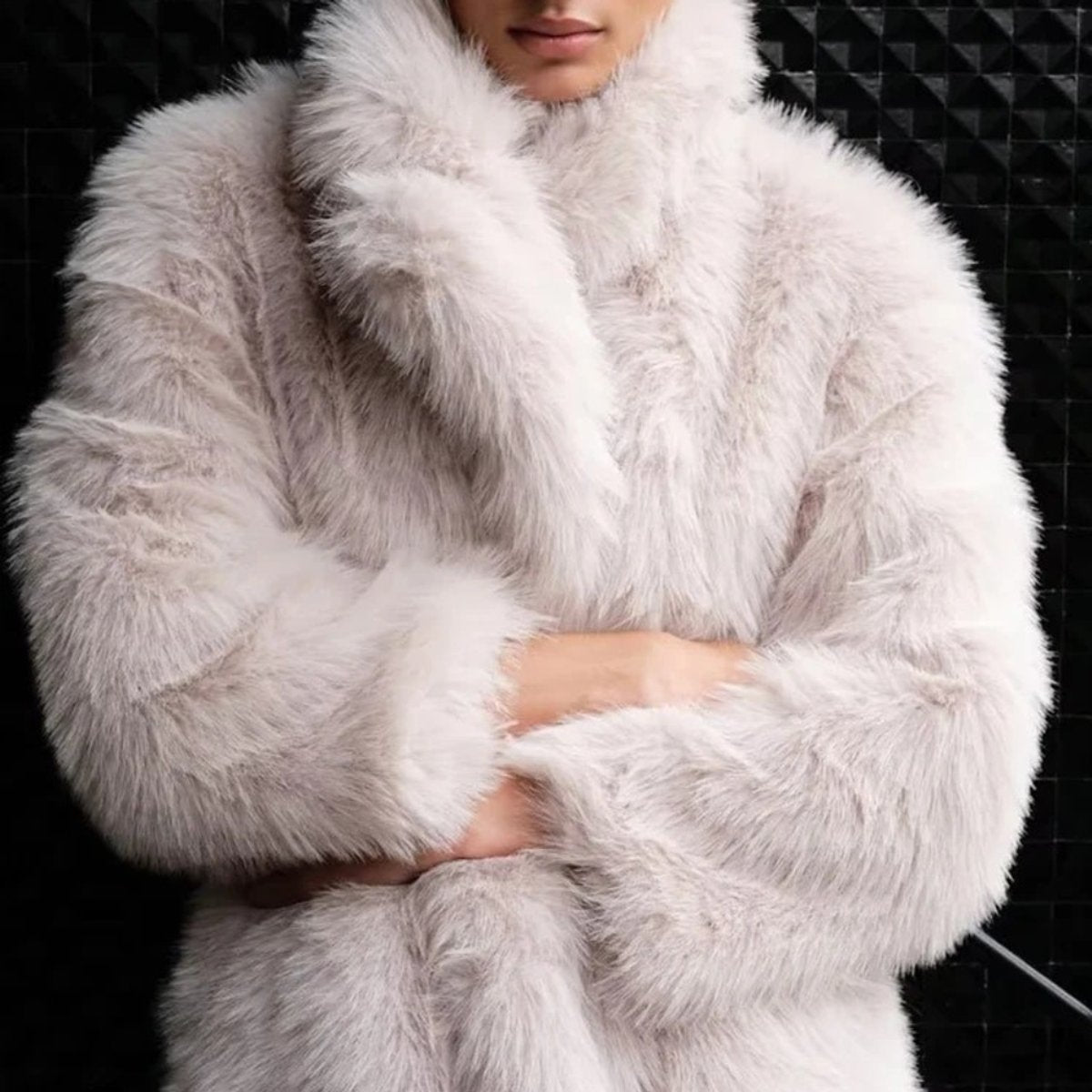 Stella | Oversized Long Women's Faux Fur Coat for Winter