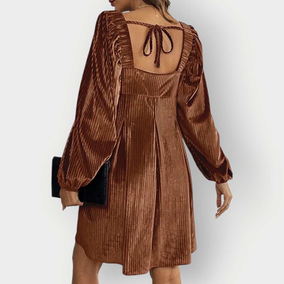 Adalyn | Pleated Velvet Women's Party Dress