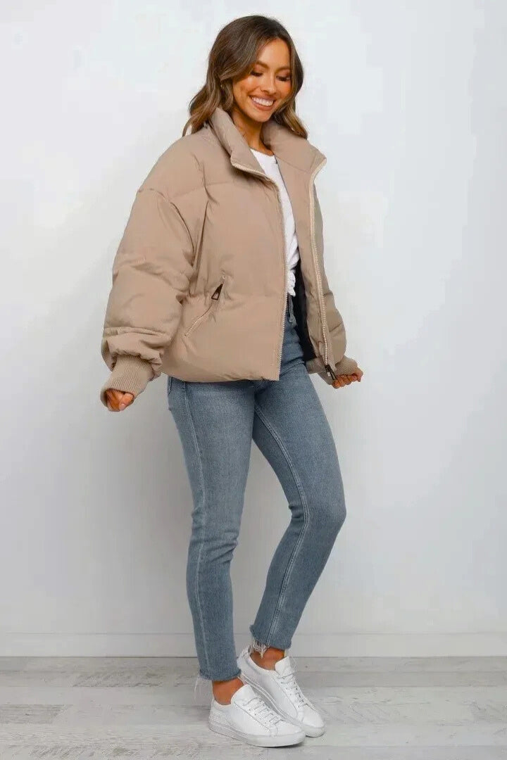 Mirevane | Short Quilted Puffer Jacket for Winter