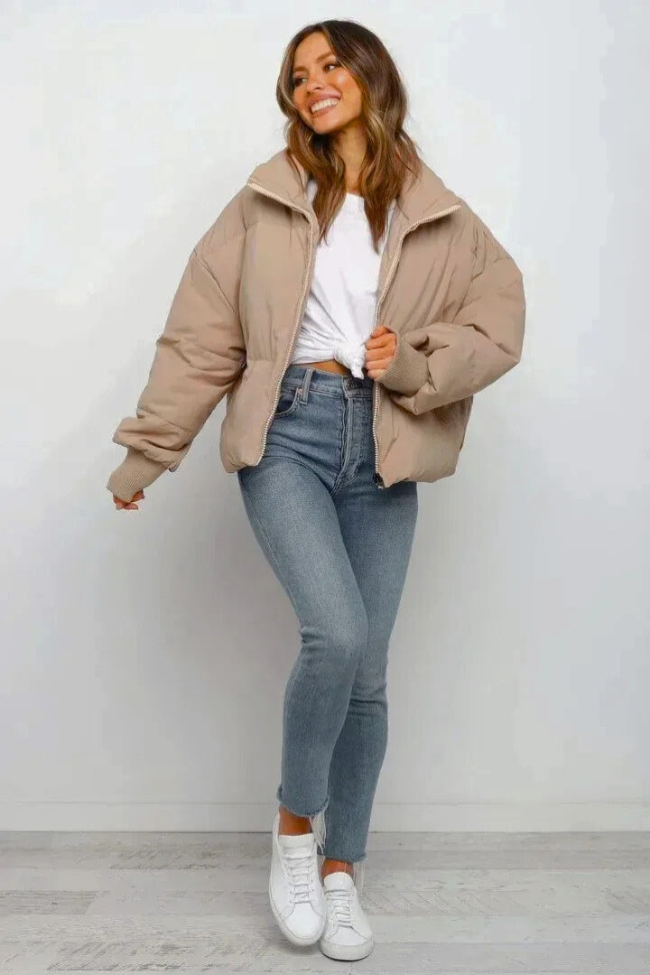 Mirevane | Short Quilted Puffer Jacket for Winter