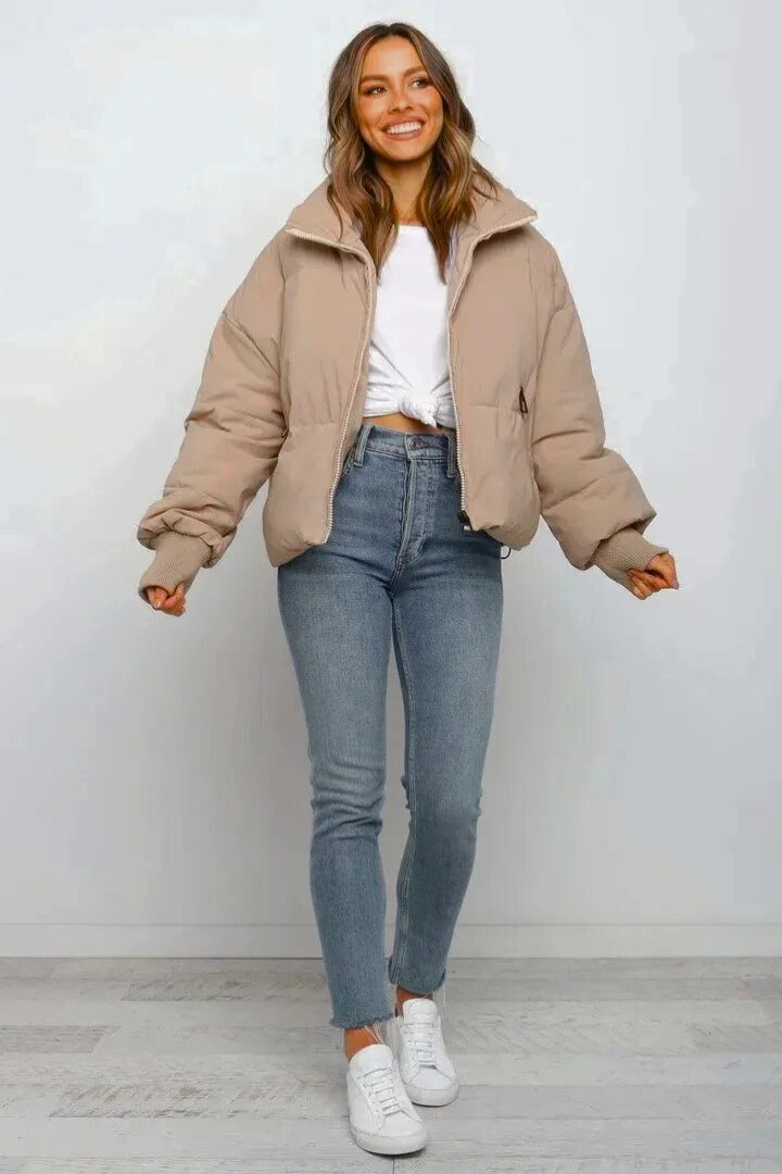 Mirevane | Short Quilted Puffer Jacket for Winter
