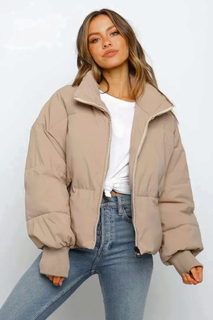 Mirevane | Short Quilted Puffer Jacket for Winter